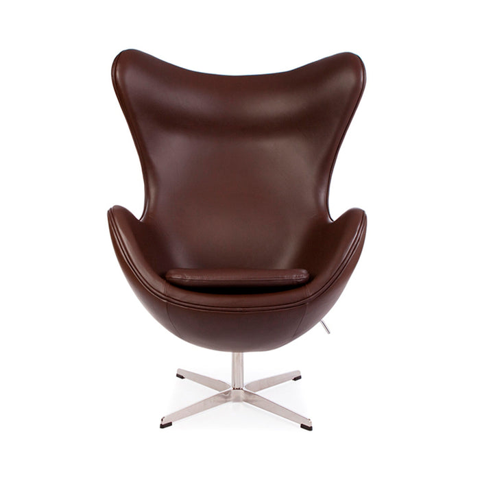 Sillon Egg Ecocuero Chocolate