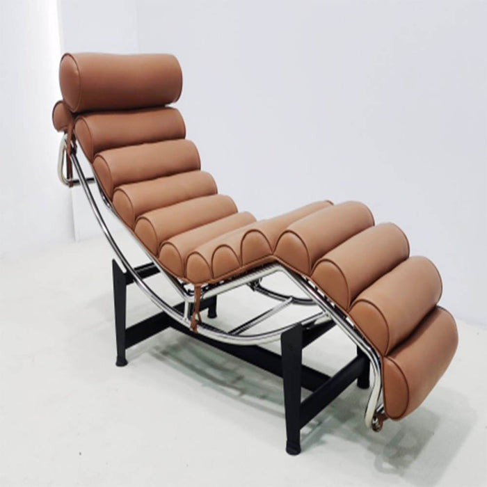 Sillon LC4 Lecorbusier Lounge Brown