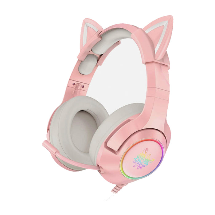 Audífonos Gamer K9 Ear Pink