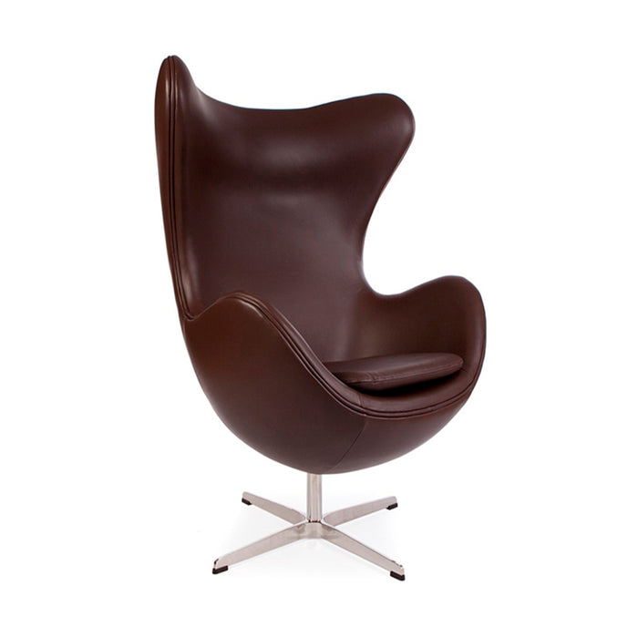 Sillon Egg Ecocuero Chocolate