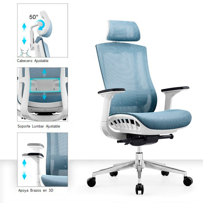 Silla Gerencial Flex Azul