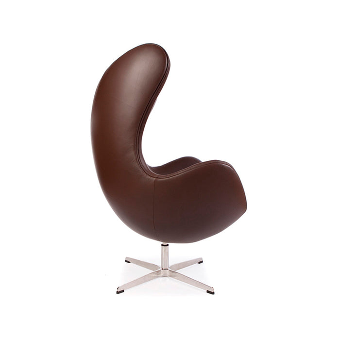 Sillon Egg Ecocuero Chocolate