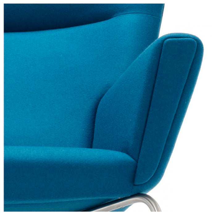 Sillon Wing Hansen Turquesa