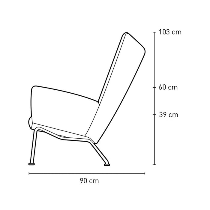 Sillon Wing Hansen Turquesa