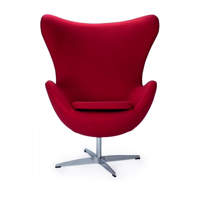 Sillon Egg Tela Rojo