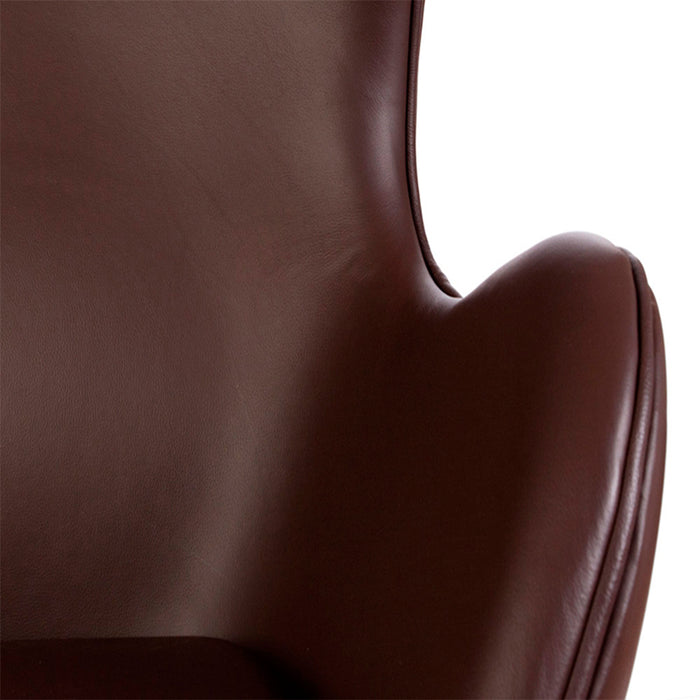 Sillon Egg Ecocuero Chocolate